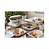 EarthChoice Vented Microwavable MFPP Hinged Lid Container, 3 Compartments, 8.4 x 8.7 x 3.1, White, Plastic, 146/Carton (YCNW0853)