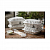 EarthChoice Vented Microwavable MFPP Hinged Lid Container, 2 Compartments, 9 x 6 x 3.1, White, Plastic, 170/Carton (YCNW02052)