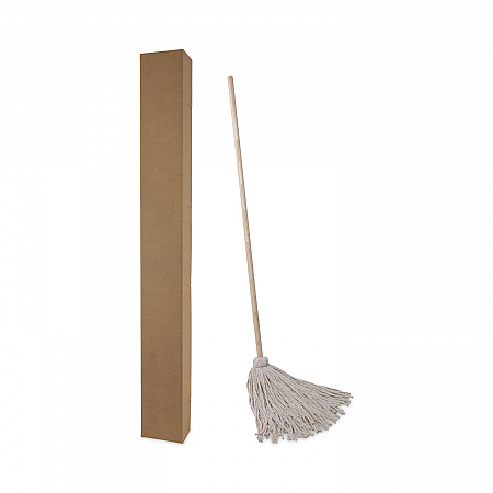 Handle/Deck Mops, #24 White Cotton Head, 54