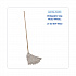 Handle/Deck Mops, #24 White Cotton Head, 54