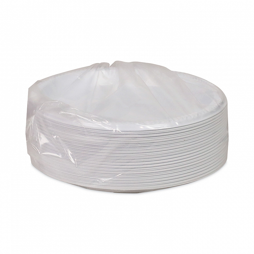 Meadoware Impact Plastic Dinnerware, Plate, 8.88" dia, White, 400/Carton (YMI9)