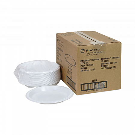 Meadoware Impact Plastic Dinnerware, Plate, 8.88