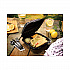 Meadoware Cutlery, Medium Heavyweight Soup Spoon, Plastic, Black, 1,000/Carton (YMWSSE)