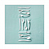 Fieldware Cutlery, Mediumweight Spork, Plastic, White, 1,000/Carton (YFWQWCH)
