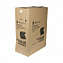 SmartLock Foam Hinged Lid Container, Large, 3 Compartments, 9 x 9.5 x 3.3, Black, 150/Carton (YHLB09030000)