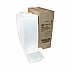 SmartLock Foam Hinged Lid Container, Large, 3 Compartments, 9 x 9.25 x 3.25, White, 150/Carton (YHLW09030000)