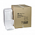 SmartLock Foam Hinged Lid Container, X-Large, 3 Compartments, 9.5 x 10.5 x 3.3, White, 250/Carton (YHLW10030000)