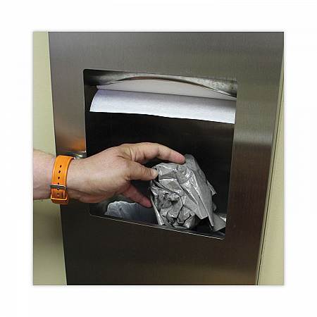 Komodo Urinal Mat, Shield-Shaped, Gray Smooth Surface, 18