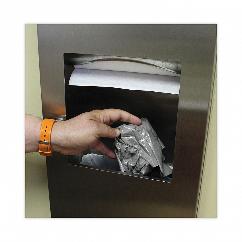 Komodo Urinal Mat, Shield-Shaped, Gray Smooth Surface, 18" x 20", 6/Carton (220209)