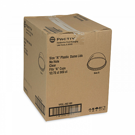 EarthChoice Strawless RPET Lid, Dome Lid, Fits 9 oz to 20 oz 