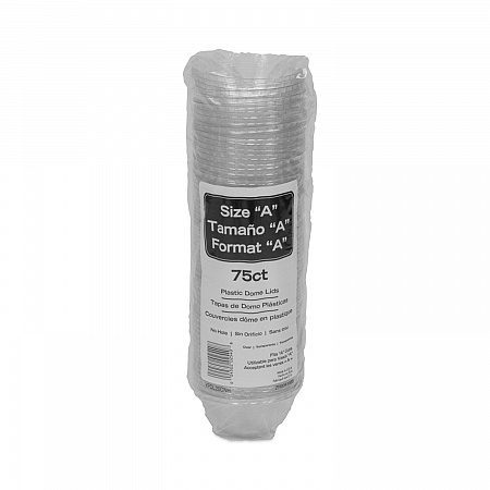 EarthChoice Strawless RPET Lid, Dome Lid, Fits 9 oz to 20 oz 