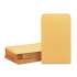 Quality Park Clasp Envelope, #98, Square Flap, Clasp/Gummed Closure, 10 x 15, Brown Kraft, 100/Box (37898)