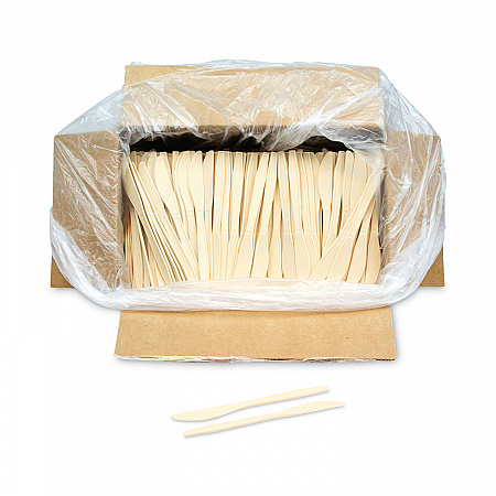 EarthChoice PSM Cutlery, Heavyweight Knife, Plastic, Tan, 1,000/Carton (YPSMKTEC)