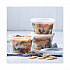 Newspring DELItainer Microwavable Container, 16 oz, 4.7