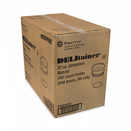 Newspring DELItainer Microwavable Container, 32 oz, 4.7