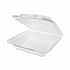 Vented Foam Hinged Lid Container, Dual Tab Lock Economy, 9.1 x 9 x 3.3, White, 150/Carton (YTD19901ECON)