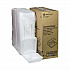 Vented Foam Hinged Lid Container, Dual Tab Lock Economy, 3 Compartments, 9.1 x 9 x 3.3, White, 150/Carton (YTD19903ECON)
