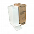 Vented Foam Hinged Lid Container, Dual Tab Lock, 8.4 x 8 x 3, White, 150/Carton (YTD188010000)