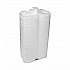 Foam Hinged Lid Container, Single Tab Lock, 6 x 6 x 3, White, 500/Carton (YTH100800000)