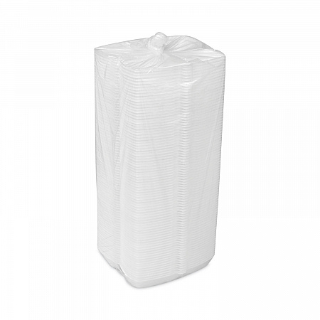 Foam Hinged Lid Container, Single Tab Lock Hot Dog, 7.25
