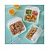 Foam Hinged Lid Container, Single Tab Lock #205 Utility, 9.2 x 6.5 x 2.8, White, 150/Carton (YTH102050001)