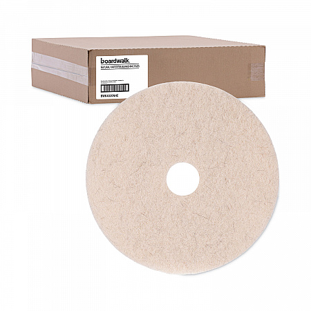 Natural Hog Hair Burnishing Floor Pads, 20