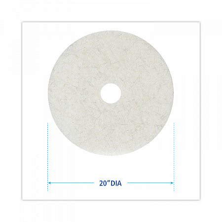 Natural Burnishing Floor Pads, 20