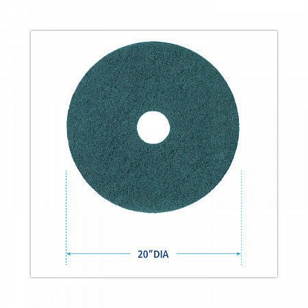 Heavy-Duty Scrubbing Floor Pads, 20