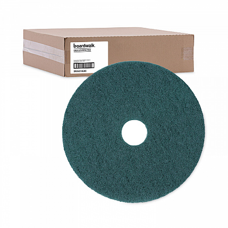 Heavy-Duty Scrubbing Floor Pads, 18