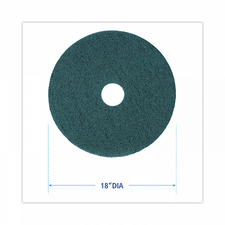 Heavy-Duty Scrubbing Floor Pads, 18