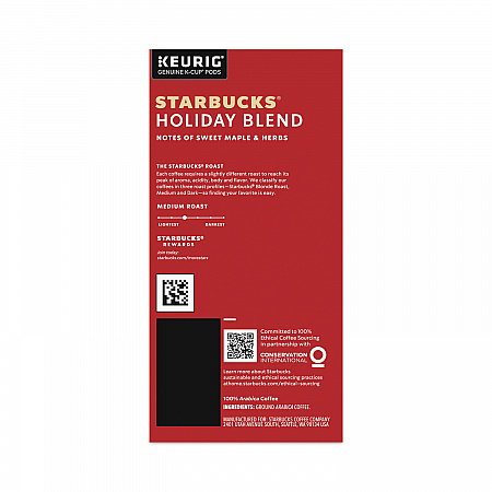 Holiday Blend Coffee, K-Cups, 22/Box, 4 Boxes/Carton (12412029CT)