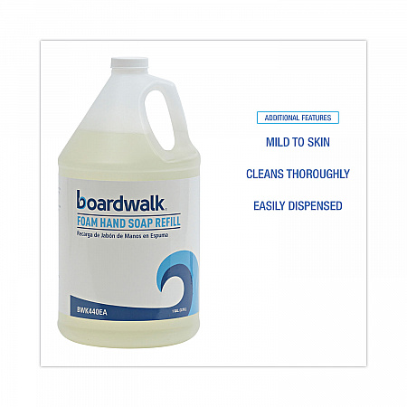 Foaming Hand Soap Refill, Herbal Mint Scent, 1 gal, 4/Carton (440CT)