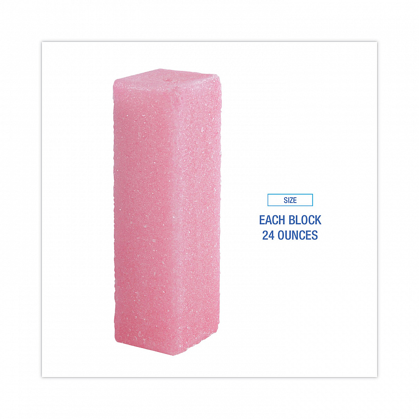 Deodorizing Para Wall Blocks, 24 oz, Pink, Cherry, 6/Box (W24)