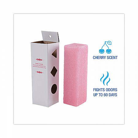 Deodorizing Para Wall Blocks, 24 oz, Pink, Cherry, 6/Box (W24)