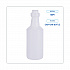 Easy-Grip Plastic Spray Bottle, 16 oz, Clear, 24/Carton (00016)