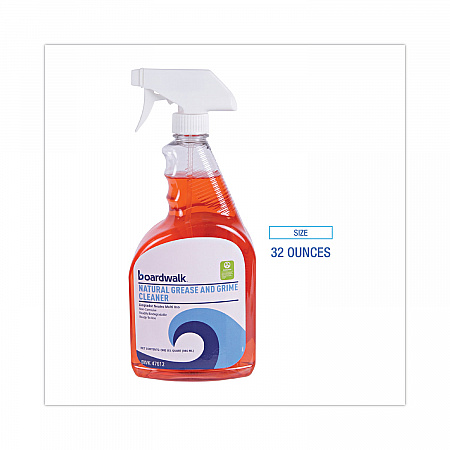 Natural Grease and Grime Cleaner, 32 oz Spray Bottle, 12/Carton (47612)