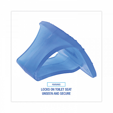 Toilet Bowl Clip, Cotton Blossom Scent, Blue, 12/Box, 6 Boxes/Carton (CLIPCBLCT)