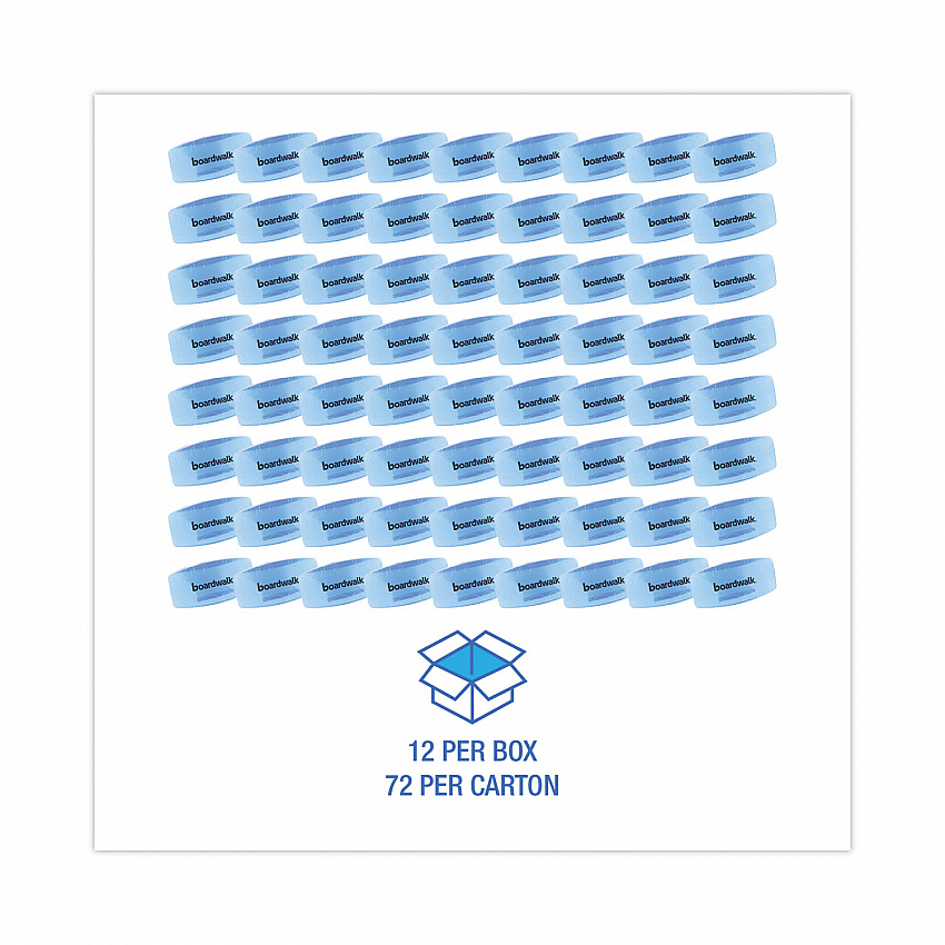 Toilet Bowl Clip, Cotton Blossom Scent, Blue, 12/Box, 6 Boxes/Carton (CLIPCBLCT)
