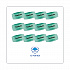 Toilet Bowl Clip, Cucumber Melon Scent, Green, 12/Box (CLIPCME)