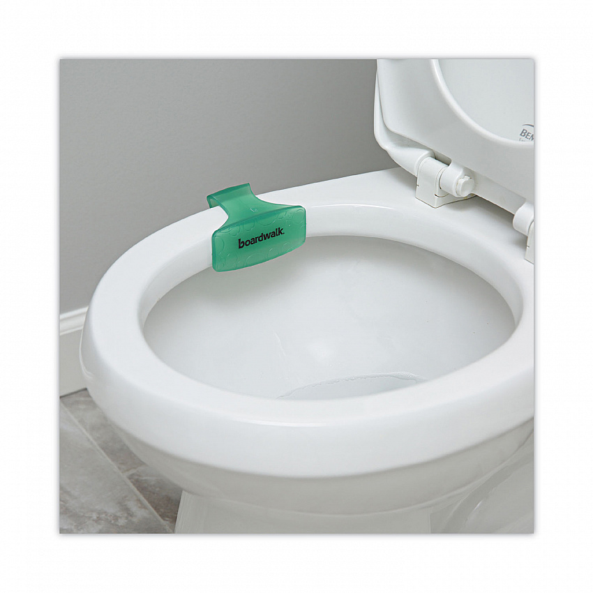 Toilet Bowl Clip, Cucumber Melon Scent, Green, 12/Box (CLIPCME)