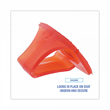 Toilet Bowl Clip, Mango Scent, Orange, 72/Carton (CLIPMANCT)