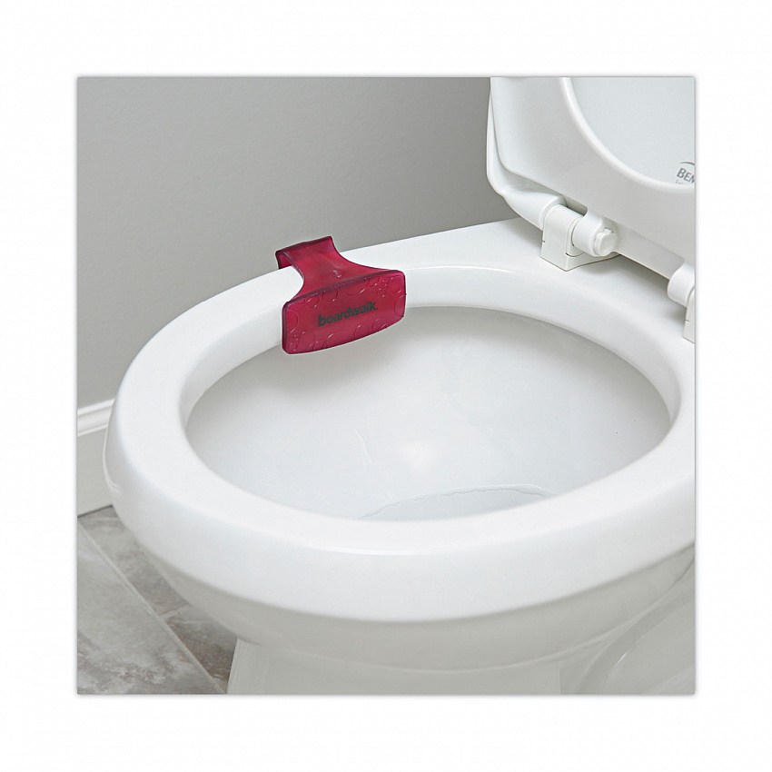 Toilet Bowl Clip, Spiced Apple Scent, Red, 72/Carton (CLIPSAPCT)