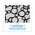 Disposable Urinal Floor Mat 2.0, Shield-Shaped, Black/White Slip-Resistant Surface, 17.5