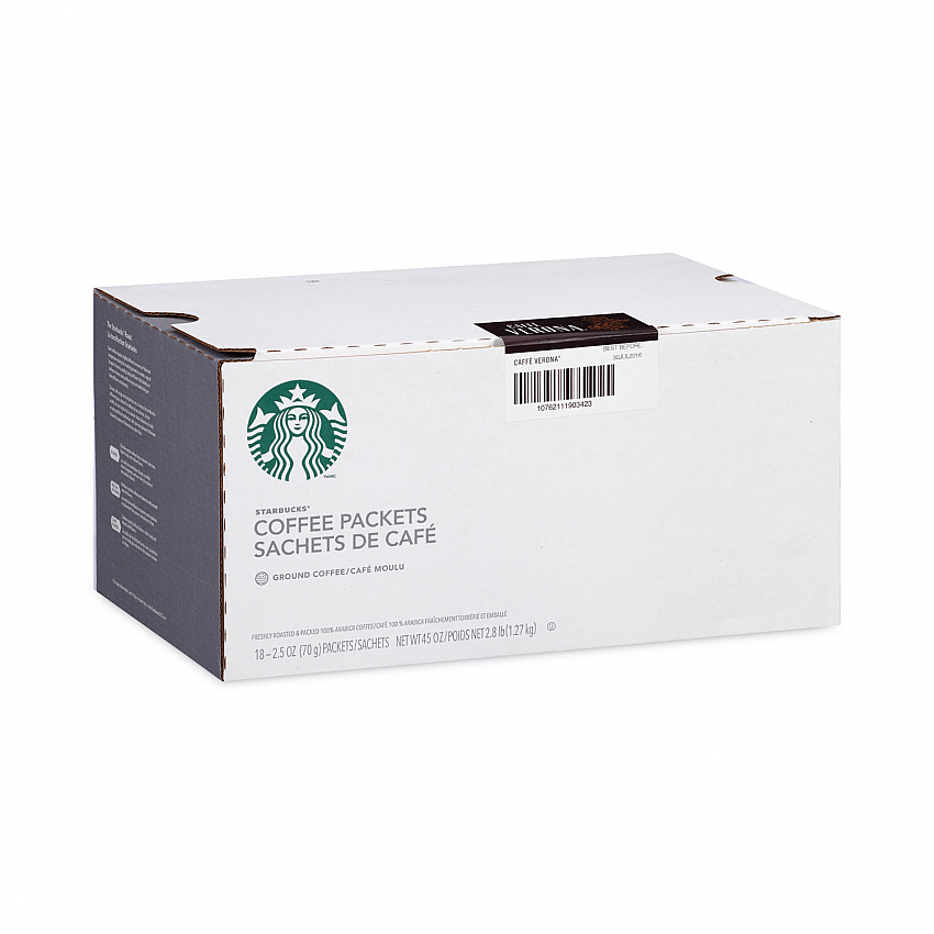 Coffee, Caffe Verona, 2.5 oz Packet, 18/Box (11018192)