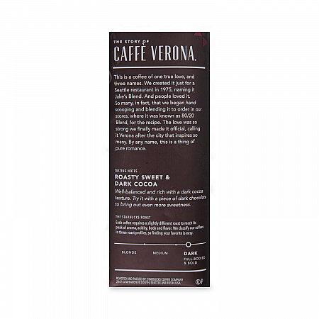 Coffee, Caffe Verona, 2.5 oz Packet, 18/Box (11018192)
