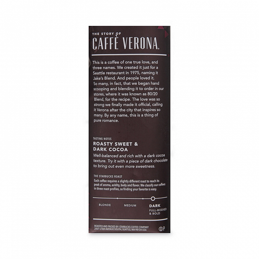 Coffee, Caffe Verona, 2.5 oz Packet, 18/Box (11018192)