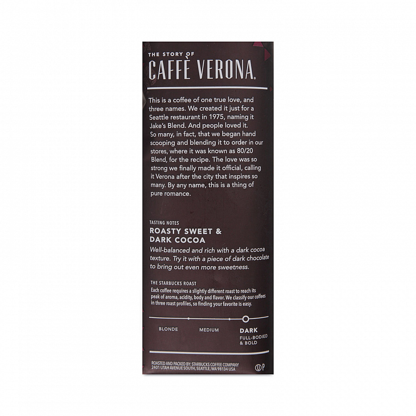 Coffee, Caffe Verona, Ground, 1lb Bag (11018131)