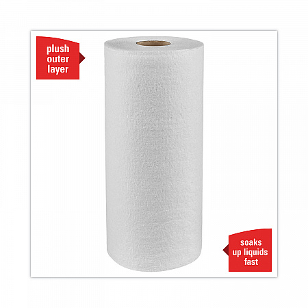 L40 Towels, Small Roll, 10.4 x 11, White, 70/Roll, 24 Rolls/Carton (05027)