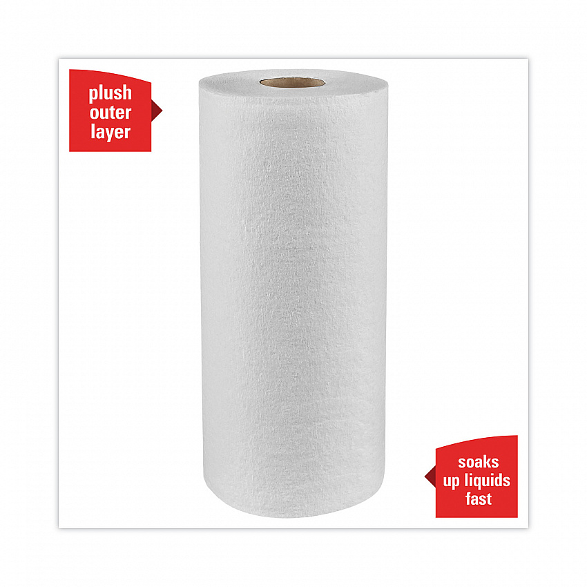 L40 Towels, Small Roll, 10.4 x 11, White, 70/Roll, 24 Rolls/Carton (05027)