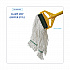 Saddleback Loop End Rayon Mop Head, Rayon, Medium, 14 oz, White, Dozen (SP200M14DZ)